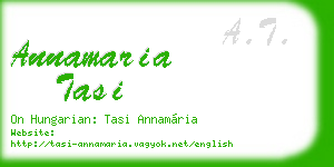 annamaria tasi business card